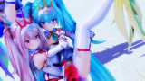 【MMD】多彩赛车2015MIKU×10 - ダンスダンスデカダンス【1080P】